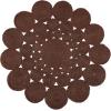 SAFAVIEH Natural Fiber Collection Area Rug – 3′ Round, Natural, Handmade Boho Charm Farmhouse Jute, Ideal for High Traffic Areas in Living Room, Bedroom (NF363A)(Brown)