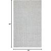 SAFAVIEH Natural Fiber Collection Area Rug – 5′ x 8′, Green & Grey, Handmade Farmhouse Jute, Ideal for High Traffic Areas in Living Room, Bedroom (NF730B)(Grey)