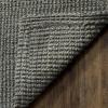 SAFAVIEH Natural Fiber Collection Area Rug – 5′ x 8′, Green & Grey, Handmade Farmhouse Jute, Ideal for High Traffic Areas in Living Room, Bedroom (NF730B)(Green/Grey)