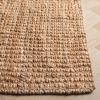 SAFAVIEH Natural Fiber Collection Area Rug – 5′ x 8′, Green & Grey, Handmade Farmhouse Jute, Ideal for High Traffic Areas in Living Room, Bedroom (NF730B)(Natural)
