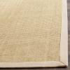 SAFAVIEH Natural Fiber Collection Area Rug – 5′ x 8′, Marble & Grey, Border Sisal Design, Easy Care, Ideal for High Traffic Areas in Living Room, Bedroom (NF441B)(Maize/Wheat)