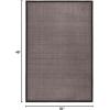SAFAVIEH Natural Fiber Collection Area Rug – 5′ x 8′, Marble & Grey, Border Sisal Design, Easy Care, Ideal for High Traffic Areas in Living Room, Bedroom (NF441B)(Taupe/Light Brown)