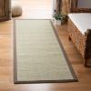 SAFAVIEH Natural Fiber Collection Area Rug – 5′ x 8′, Marble & Grey, Border Sisal Design, Easy Care, Ideal for High Traffic Areas in Living Room, Bedroom (NF441B)(Taupe/Light Brown)