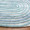 SAFAVIEH South Hampton Collection 8′ x 10′ Beige SHA301B Handmade Abstract Wool Area Rug(Blue)