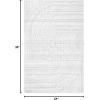 SAFAVIEH South Hampton Collection 8′ x 10′ Beige SHA301B Handmade Abstract Wool Area Rug(Grey)