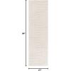 SAFAVIEH South Hampton Collection 8′ x 10′ Beige SHA301B Handmade Abstract Wool Area Rug(Ivory)