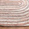SAFAVIEH South Hampton Collection 8′ x 10′ Beige SHA301B Handmade Abstract Wool Area Rug(Rust)