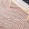SAFAVIEH South Hampton Collection 8′ x 10′ Beige SHA301B Handmade Abstract Wool Area Rug(Rust)