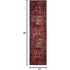 SAFAVIEH Vintage Hamadan Collection Area Rug – 8′ x 10′, Red & Multi, Oriental Traditional Persian Design, Non-Shedding & Easy Care, Ideal for High Traffic Areas in Living Room, Bedroom (VTH213A)(Red/Multi)