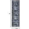 SAFAVIEH Vintage Hamadan Collection Area Rug – 8′ x 10′, Red & Multi, Oriental Traditional Persian Design, Non-Shedding & Easy Care, Ideal for High Traffic Areas in Living Room, Bedroom (VTH213A)(Grey/Blue)