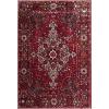 SAFAVIEH Vintage Hamadan Collection Area Rug – 8′ x 10′, Red & Multi, Oriental Traditional Persian Design, Non-Shedding & Easy Care, Ideal for High Traffic Areas in Living Room, Bedroom (VTH222A)(Red/Multi)