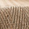 Safavieh Area Rug 6′ Round – Natural Fiber Collection – Natural & Black, Seagrass, Herringbone Pattern with Border (NF115C)(Natural/Black)