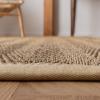 Safavieh Area Rug 6′ Round – Natural Fiber Collection – Natural & Black, Seagrass, Herringbone Pattern with Border (NF115C)(Natural/Ivory)
