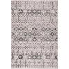 SAFAVIEH Amsterdam Collection Area Rug – 8′ x 10′, Ivory & Multi, Moroccan Boho Design, Non-Shedding & Easy Care, Ideal for High Traffic Areas in Living Room, Bedroom (AMS108K)(Light Grey/Brown)