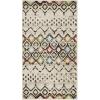 SAFAVIEH Amsterdam Collection Area Rug – 8′ x 10′, Ivory & Multi, Moroccan Boho Design, Non-Shedding & Easy Care, Ideal for High Traffic Areas in Living Room, Bedroom (AMS108K)(Ivory/Multi)