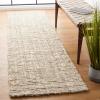 SAFAVIEH Area Rug 5×8 – Natural Fiber Collection – Natural Brown, Handmade Jute & Coir, Farmhouse Style, Chunky Textured Thick Pile (NF747A)(Bleach/Ivory)