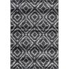 SAFAVIEH Area Rug 8×10 – Adirondack Collection – Large – Ivory & Light Blue, Geometric Trellis Pattern, Non-Shedding & Easy Cleaning, Ideal for Living Room, Bedroom, Office, Dining Space (ADR131T)(Black/Ivory)