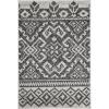 SAFAVIEH Area Rug 8×10 – Adirondack Collection – Large – Ivory & Silver, Rustic Boho Design, Non-Shedding & Easy Cleaning, Ideal for Living Room, Bedroom, Office, Dining Space (ADR107B)(Silver/Black)