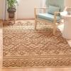 SAFAVIEH Area Rug 8×10 – Adirondack Collection – Large – Ivory & Silver, Rustic Boho Design, Non-Shedding & Easy Cleaning, Ideal for Living Room, Bedroom, Office, Dining Space (ADR107B)(Camel/Chocolate)