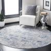 SAFAVIEH Area Rug 8×10 – Amelia Collection – Large – Blue & Grey, Modern Design, Non-Shedding & Easy Cleaning, Ideal for Living Room, Bedroom, Office, Dining Space (ALA786M)(Blue/Grey)