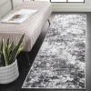 SAFAVIEH Area Rug 8×10 – Amelia Collection – Large – Grey & Ivory, Modern Design, Non-Shedding & Easy Cleaning, Ideal for Living Room, Bedroom, Office, Dining Space (ALA705G)(Charcoal/Ivory)