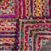SAFAVIEH Area Rug 8×10 – Cape Cod Collection – Large – Red & Multi, Handmade Jute & Cotton, Woven Braided Design (CAP202A)(Red/Multi)