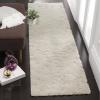 SAFAVIEH Area Rug 8×10 – Florida Shag Collection – Large – Cream & Beige, Scroll Design, Non-Shedding & Easy Cleaning, Plush Thick Pile, Ideal for Living Room, Bedroom, Dining Space (SG470-1113)(Creme)