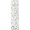 SAFAVIEH Area Rug 8×10 – Florida Shag Collection – Large – Cream & Blue, Scroll Design, Non-Shedding & Easy to Clean, High-Low Plush Pile, Ideal for Living Room, Bedroom, Dining Space (SG455-1165)(Ivory/Beige)