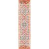 SAFAVIEH Area Rug 8×10 – Madison Collection – Large – Black & Yellow, Boho Diamond Distressed Design, Non-Shedding & Easy Cleaning, Ideal for Living Room, Bedroom, Office, Dining Space (MAD418Z)(Rust/Pink)