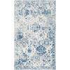SAFAVIEH Area Rug 8×10 – Madison Collection – Large – Cream & Multi, Boho Chic Distressed Design, Non-Shedding & Easy Cleaning, Ideal for Living Room, Bedroom, Office, Dining Space (MAD611B)(White/Royal Blue)