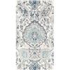 SAFAVIEH Area Rug 8×10 – Madison Collection – Large – Cream & Turquoise, Boho Chic Glam Paisley Design, Non-Shedding & Easy Cleaning, Ideal for Living Room, Bedroom, Office, Dining Space (MAD600E)(Cream/Light Grey)