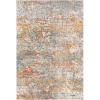 SAFAVIEH Area Rug 8×10 – Madison Collection – Large – Grey & Pink, Modern Abstract Design, Non-Shedding & Easy Cleaning, Ideal for Living Room, Bedroom, Office, Dining Space (MAD460A)(Grey/Orange)