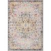 SAFAVIEH Area Rug 8×10 – Madison Collection – Large – Ivory & Orange, Boho Chic Medallion Distressed Design, Non-Shedding & Easy Cleaning, Ideal for Living Room, Bedroom, Dining Space (MAD447A)(Grey/Gold)