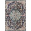 SAFAVIEH Area Rug 8×10 – Madison Collection – Large – Ivory & Orange, Boho Chic Medallion Distressed Design, Non-Shedding & Easy Cleaning, Ideal for Living Room, Bedroom, Dining Space (MAD447A)(Black/Teal)