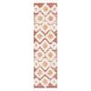 SAFAVIEH Area Rug 8×10 – Moroccan Tassel Shag Collection – Large – Grey & Ivory, Boho Design, Non-Shedding & Easy Cleaning, Plush Pile, Ideal for Living Room, Bedroom, Dining Space (MTS664G)(Rust/Ivory)