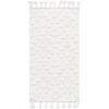 SAFAVIEH Area Rug 8×10 – Moroccan Tassel Shag Collection – Large – Ivory & Brown, Non-Shedding & Easy to Clean, Plush High-Low Texture, Ideal for Living Room, Bedroom, Dining Space (MTS688A)(Ivory)