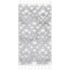 SAFAVIEH Area Rug 8×10 – Moroccan Tassel Shag Collection – Large – Ivory & Brown, Non-Shedding & Easy to Clean, Plush High-Low Texture, Ideal for Living Room, Bedroom, Dining Space (MTS688A)(Grey/Ivory)