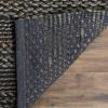 SAFAVIEH Area Rug 8×10 – Natural Fiber Collection – Large – Bleach, Handmade Jute, Braided Woven Design, Ideal for Living Room, Bedroom (NF212D)(Charcoal)