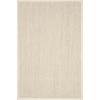 SAFAVIEH Area Rug 8×10 – Natural Fiber Collection – Large – Marble & Beige, Sisal, Woven Design with Border (NF143C)(Marble/Beige)