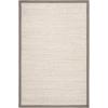 SAFAVIEH Area Rug 8×10 – Natural Fiber Collection – Large – Marble & Beige, Sisal, Woven Design with Border (NF143C)(Marble/Khaki)