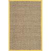 SAFAVIEH Area Rug 8×10 – Natural Fiber Collection – Large – Natural & Beige, Seagrass, Basketweave Pattern (NF114A)(Natural/Gold)