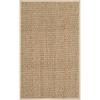 SAFAVIEH Area Rug 8×10 – Natural Fiber Collection – Large – Natural & Beige, Seagrass, Basketweave Pattern (NF114A)(Natural/Ivory)