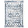SAFAVIEH Area Rug 8×10 – Tulum Collection – Large – Ivory & Black, Moroccan Boho Distressed Design, Non-Shedding & Easy to Clean, Ideal for Living Room, Bedroom, Dining Space (TUL268D)(Ivory/Navy)