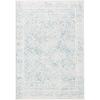 SAFAVIEH Area Rug 8×10 – Tulum Collection – Large – Ivory & Grey, Moroccan Boho Distressed Design, Non-Shedding & Easy to Clean, Ideal for Living Room, Bedroom, Dining Space (TUL264A)(Ivory/Turquoise)