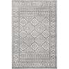 SAFAVIEH Area Rug 8×10 – Tulum Collection – Large – Ivory & Grey, Moroccan Boho Distressed Design, Non-Shedding & Easy to Clean, Ideal for Living Room, Bedroom, Dining Space (TUL264A)(Dark Grey/Ivory)