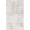 SAFAVIEH Area Rug 8×10 – Tulum Collection – Large – Navy & Ivory, Moroccan Boho Distressed Design, Non-Shedding & Easy to Clean, Ideal for Living Room, Bedroom, Dining Space (TUL270N)(Ivory/Grey)
