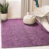 SAFAVIEH Area Rug 9×12 – Natural Fiber Collection – Large – Natural Brown, Handmade Jute, Farmhouse Style, Chunky Textured Thick Pile (NF447A)(Purple)