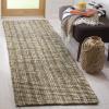SAFAVIEH Area Rug 9×12 – Natural Fiber Collection – Large – Natural Brown, Handmade Jute, Farmhouse Style, Chunky Textured Thick Pile (NF447A)(Sage/Natural)