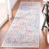 SAFAVIEH Brentwood Collection Area Rug – 8′ x 10′, Navy & Light Grey, Medallion Distressed Design, Non-Shedding & Easy Care, Ideal for High Traffic Areas in Living Room, Bedroom (BNT832M)(Ivory/Blue)