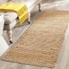 SAFAVIEH Cape Cod Collection Area Rug – 5′ x 8′, Natural, Handmade Braided Jute, Ideal for High Traffic Areas in Living Room, Bedroom (CAP355A)(Natural)